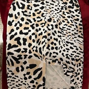 Animal Print Sexy Skirt